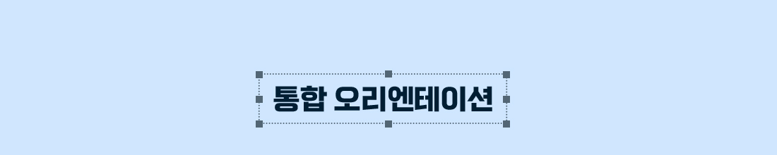 [통합 오리엔테이션]